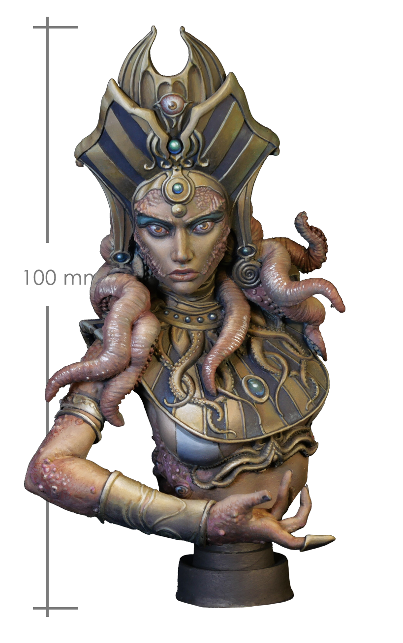 Egyptian Priestess Bust _ Michael Kontraros Collectibles